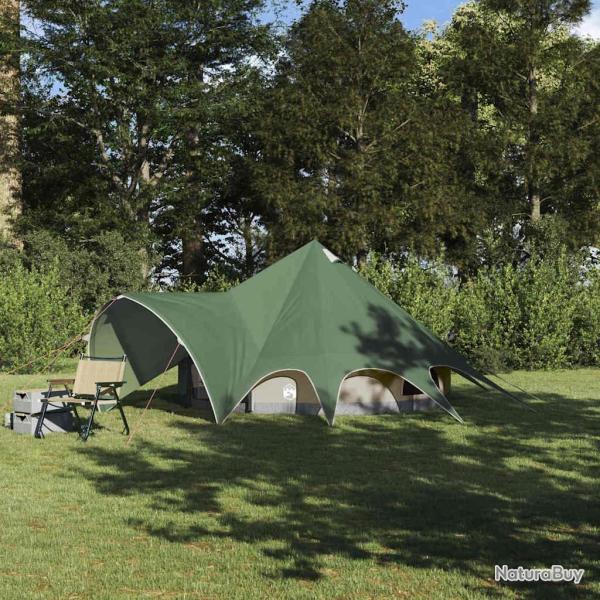 Tente Teepee 3 personnes Vert et gris 312 x 312 x 197 cm