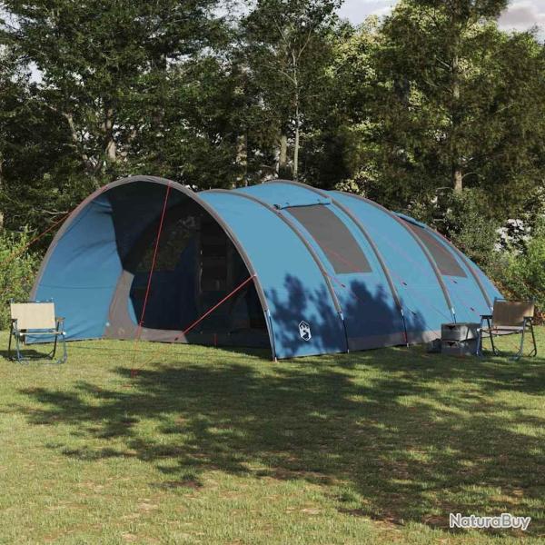 Tente Tunnel 8-Personnes avec toit Bleu 710 x 460 x 245 cm