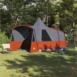 Tente Teepee 8 Personnes Gris et orange 720 x 465 x 295 cm