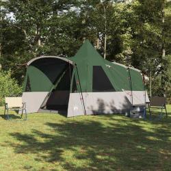 Tente Teepee pour 8 personnes avec toit Vert 720 x 465 x 295 cm