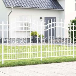 Cl&ocirc;ture de jardin Kampen Blanc 240 x 166 cm