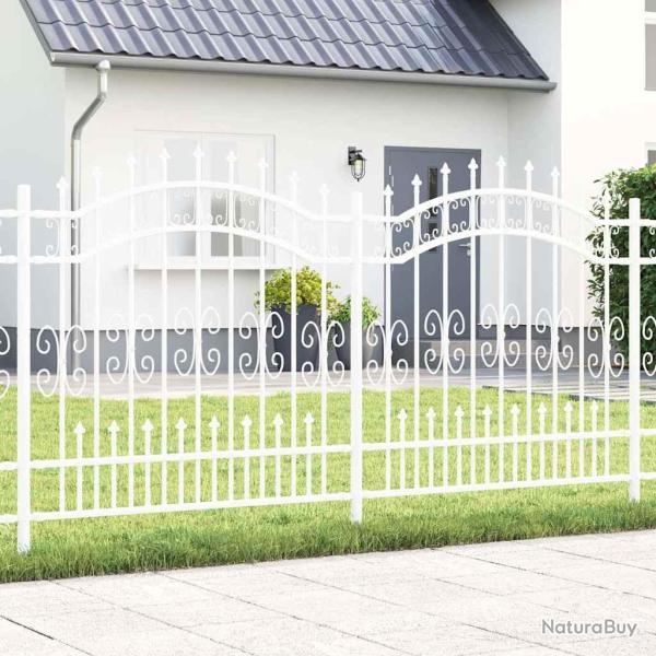 Cl�ture de jardin Kampen Blanc 240 x 166 cm