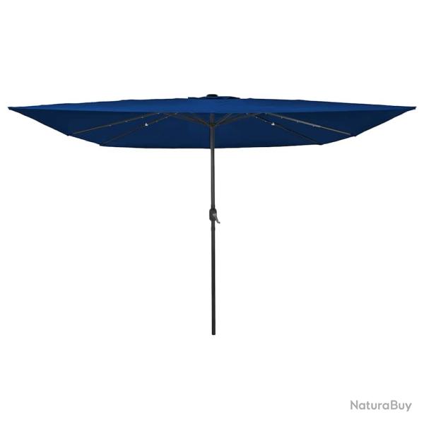 Parasol de jardin Azur 295 x 295 x 245 cm Polyester et Acier
