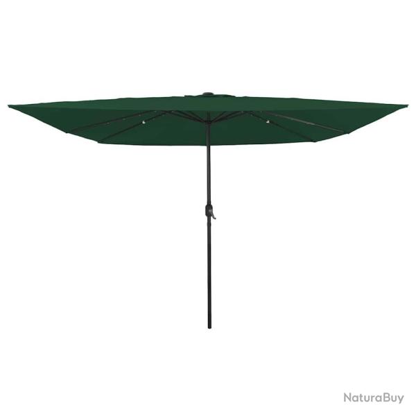 Parasol de jardin Vert 295 x 295 x 245 cm Polyester et Acier