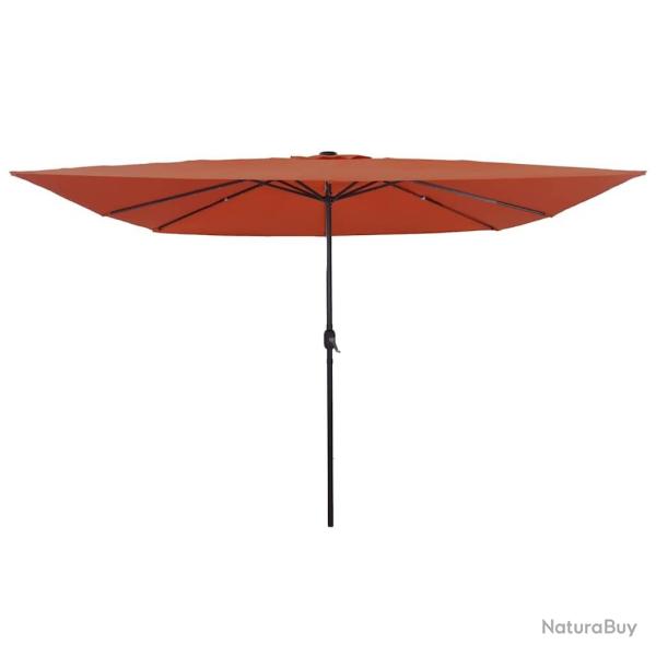 Parasol de jardin Terre cuite 295 x 295 x 245 cm