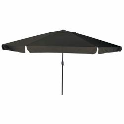 Parasol de jardin Noir 394 x 394 x 248 cm Polyester et Acier