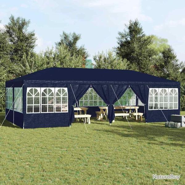 Tente de f�te Bleu 800 x 400 x 266 cm Poly�thyl�ne