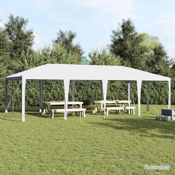Tente de f�te Blanc 800 x 400 x 266 cm Poly�thyl�ne et acier
