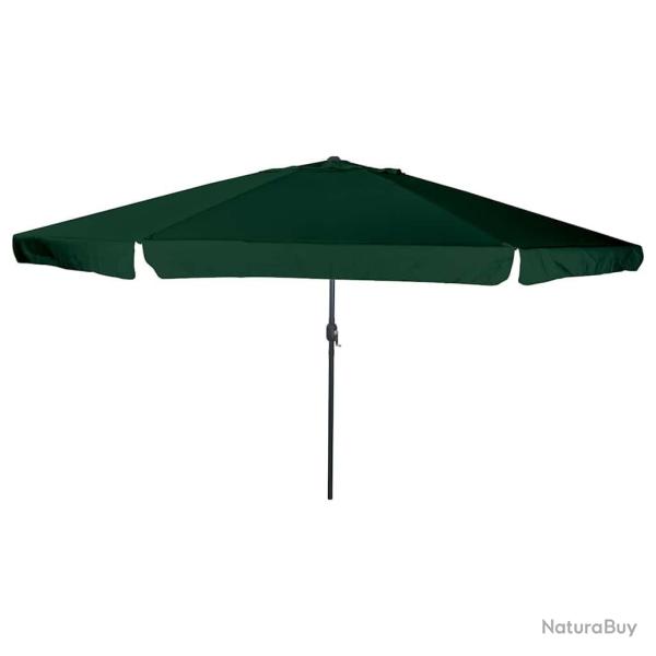 Parasol de jardin Vert 394 x 394 x 248 cm Polyester et Acier