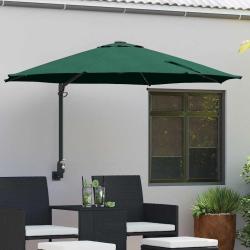 Parasol de jardin Vert 248 x 248 x 148 cm Polyester et Acier