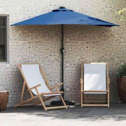 Parasol de jardin Azur 294 x 150 x 223 cm Polyester et Acier