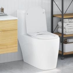 Si&egrave;ge de toilette Blanc 47 x 36 x 3,4 cm Duroplast