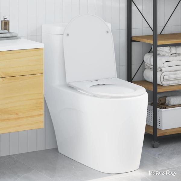 Si�ge de toilette Blanc 47 x 36 x 3,4 cm Duroplast
