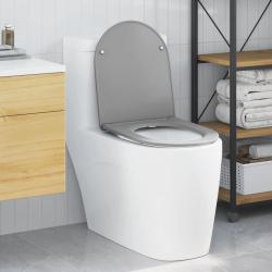 Si&egrave;ge de toilette Gris 47 x 36 x 3,4 cm Duroplast