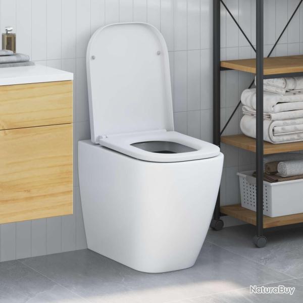 Si�ge de toilette Blanc 47,5 x 35 x 3,6 cm Duroplast