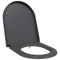 Si&egrave;ge de toilette Anthracite 49 x 36 x 4 cm Duroplast