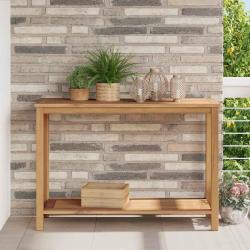 Table console Marron 110 x 40 x 75 cm Bois de teck massif