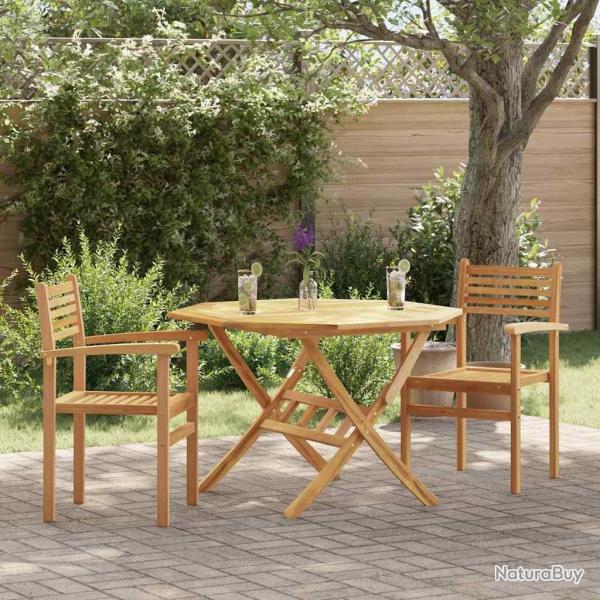 Chaise 2 pcs Marron 56 x 55 x 90,5 cm Bois de teck massif