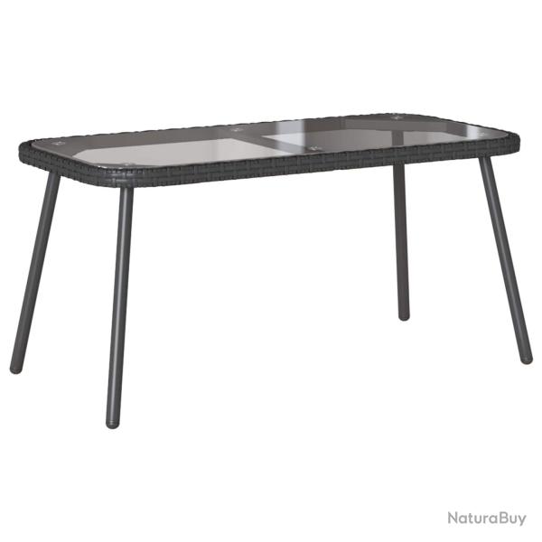 Table basse Noir 90 x 45 x 43 cm polyrotin