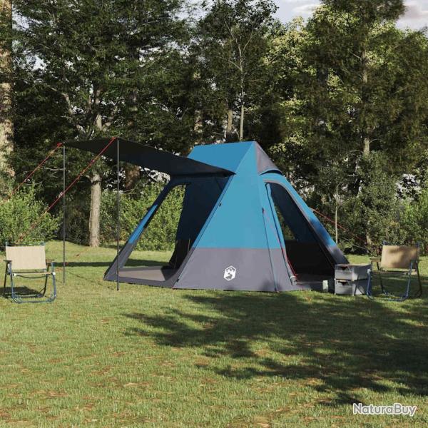 Tente de camping avec toit Bleu 482 x 360 x 227 cm taffetas