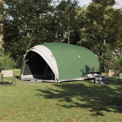 Tente Tunnel avec toit Vert 410 x 285 x 198 cm taffetas