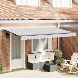 Cadre d'auvent Anthracite 4 x 2 m M&eacute;tal