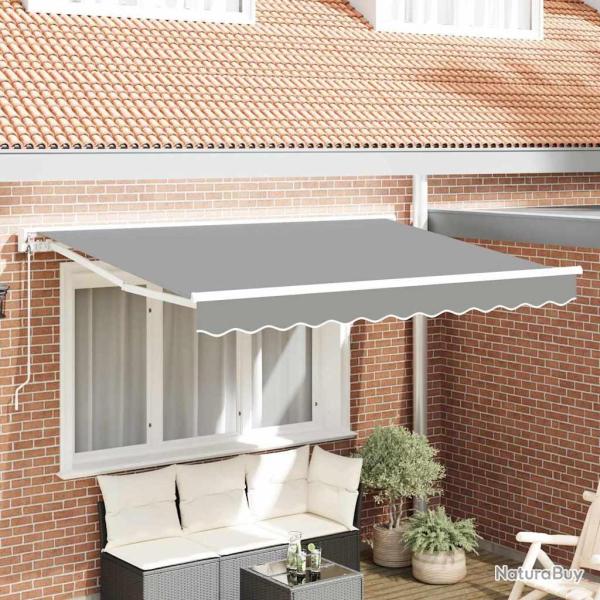 Cadre d'auvent R�glable Blanc 3 x 2 m Acier