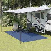 Tapis De Tente 400x500 Cm Taupe - Tapis Sol Camping Polyéthylène HDPE Avec Oeillets