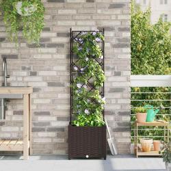 Cache-pot de jardin Marron 40 x 40 x 143 cm Plastique