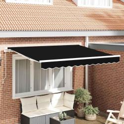 Toile de rechange pour auvent Noir 3 x 2,5 m Polyester