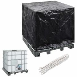 Housse de r&eacute;cipient IBC 8 oeillets 116x100x120 cm