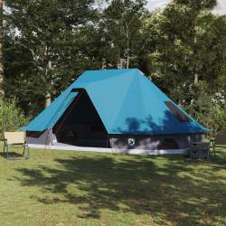 Tente Tipi avec toit Bleu 680 x 430 x 270 cm taffetas