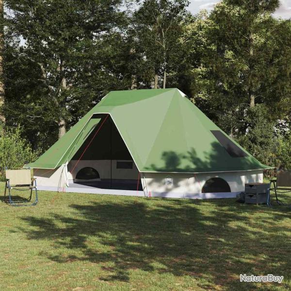 Tente Tipi avec toit Vert 680 x 430 x 270 cm taffetas