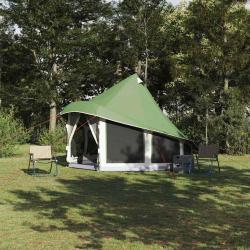 Tente Tipi avec toit Vert 404 x 370 x 270 cm taffetas
