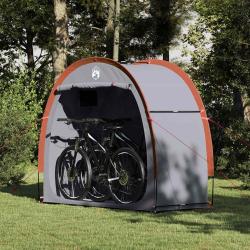Tente de rangement pour v&eacute;los Gris et orange 210 x 90 x 174 cm