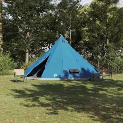 Tente Tipi avec toit Bleu 560 x 560 x 300 cm taffetas