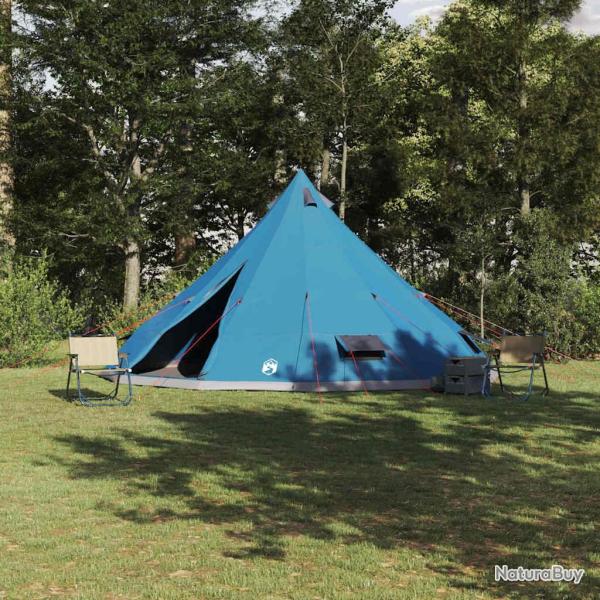 Tente Tipi avec toit Bleu 560 x 560 x 300 cm taffetas