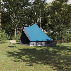 Tente Tipi avec toit Bleu 400 x 346 x 250 cm taffetas
