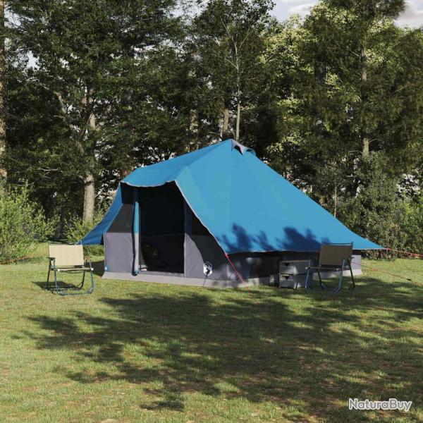 Tente Tipi avec toit Bleu 358 x 296 x 258 cm taffetas
