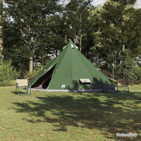 Tente Tipi avec toit Vert 560 x 560 x 300 cm taffetas