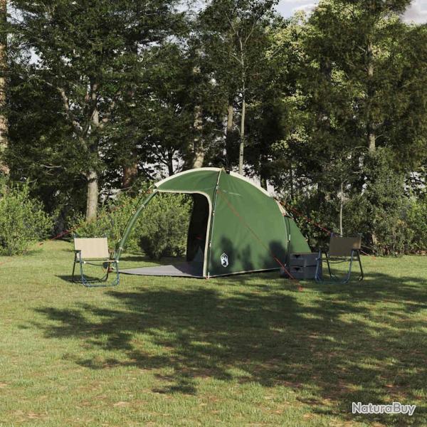 Tente Cabane avec toit Vert 370 x 230 x 185 cm taffetas