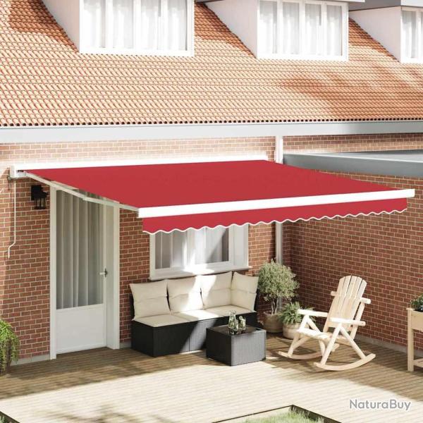 Toile de rechange pour auvent Rouge 4 � 3 m Polyester