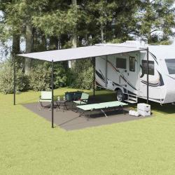 Tapis de tente Gris clair 500 x 400 cm Poly&eacute;thyl&egrave;ne