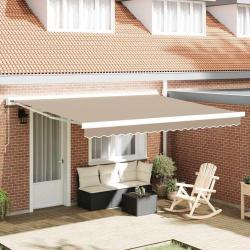 Toile de rechange pour auvent Beige 4 &times; 3 m Polyester