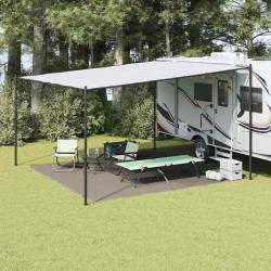 Tapis de tente Gris clair 400 x 400 cm Poly&eacute;thyl&egrave;ne