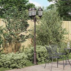 Lumi&egrave;re de jardin Bronze 61 x 53 x 235 cm Aluminium et verre