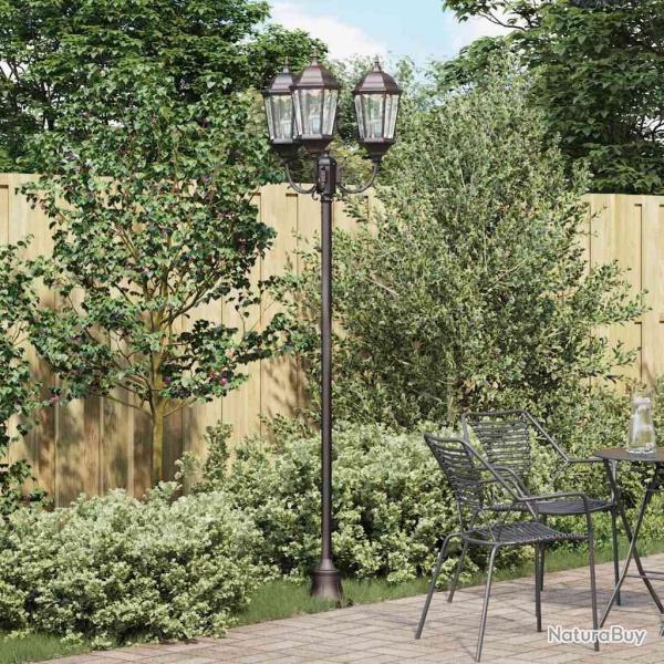 Lumi�re de jardin Bronze 57 x 49 x 241 cm Aluminium et verre