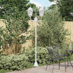 Lumi&egrave;re de jardin Blanc 68 x 20 x 235 cm Aluminium et verre