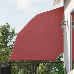 Auvent lat&eacute;ral pliable de balcon Terre cuite 210 x 210 cm