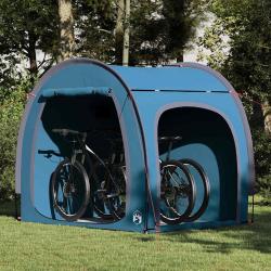 Tente de rangement pour v&eacute;los avec toit Bleu 218 x 156 x 180 cm
